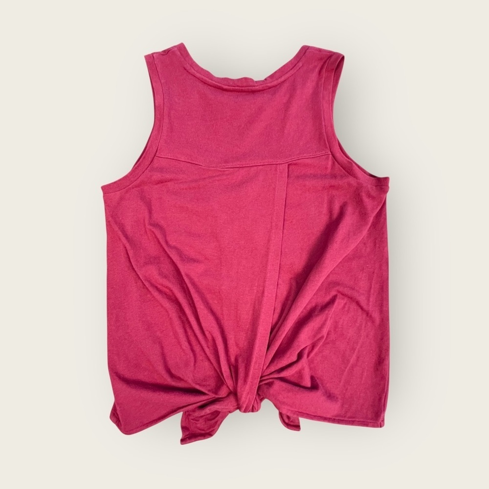 Banana Republic Tie Back Burgundy Tank Top, XS